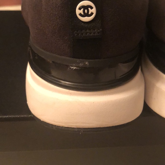 Chanel CC Logo Cloth Trainers - Picture 14 of 15